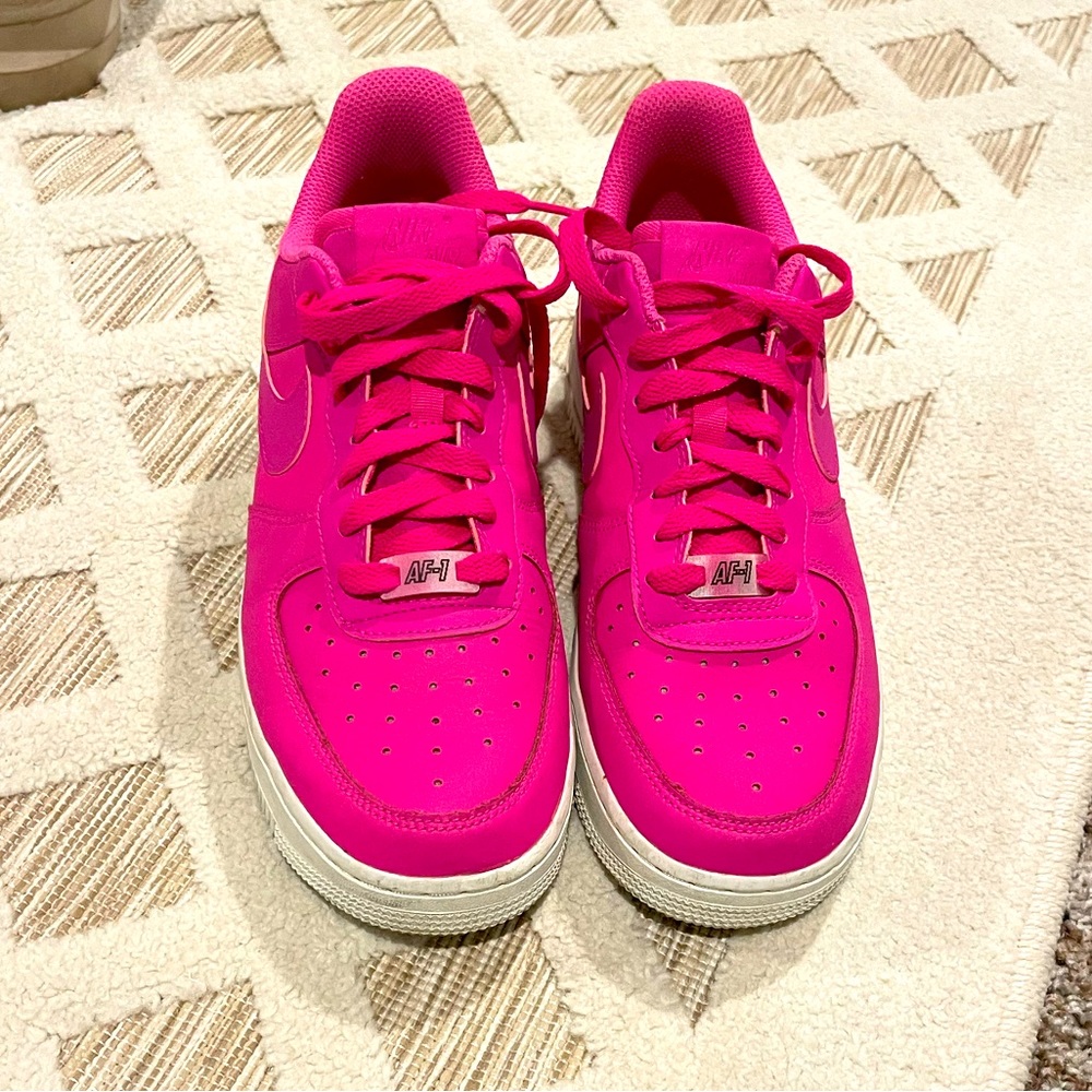 Nike Air Force Ones. Pink size 8